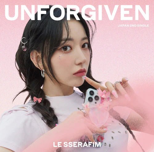 LE SSERAFIM Japan 2nd Single UNFORGIVEN (Member Solo Jacket Edition) – album (Sakura / / ) | HobiEgo