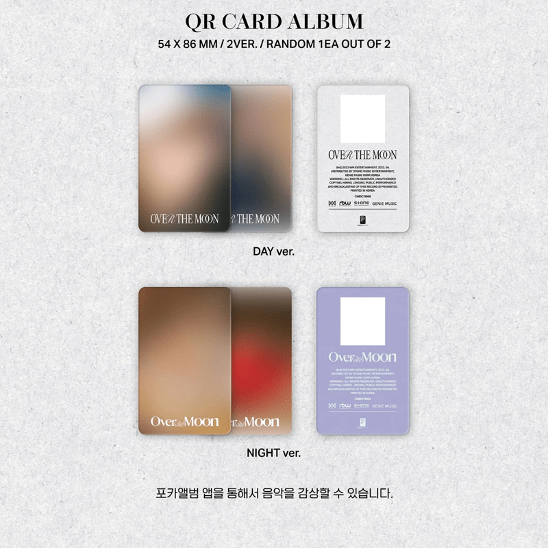 LEE CHAE YEON 2nd Mini Album Over The Moon (POCA ALBUM) – album (Night / / ) | HobiEgo