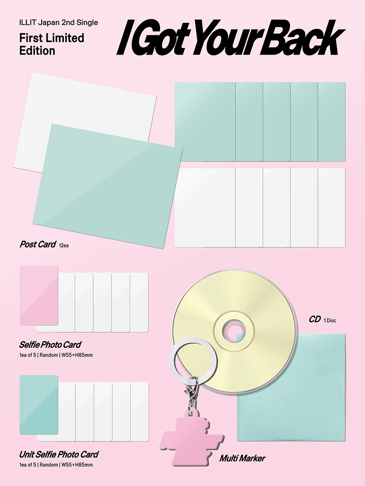 PRE-ORDER ILLIT Japanese Album 2nd Single Album I Got Your Back (LIMITED EDITION)