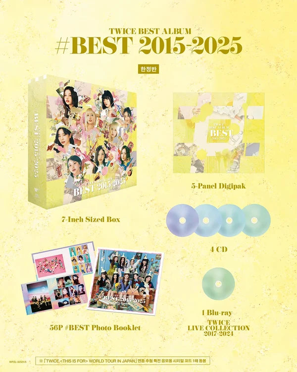 PRE-ORDER TWICE BEST ALBUM BEST 2015-2025 Limited Edition