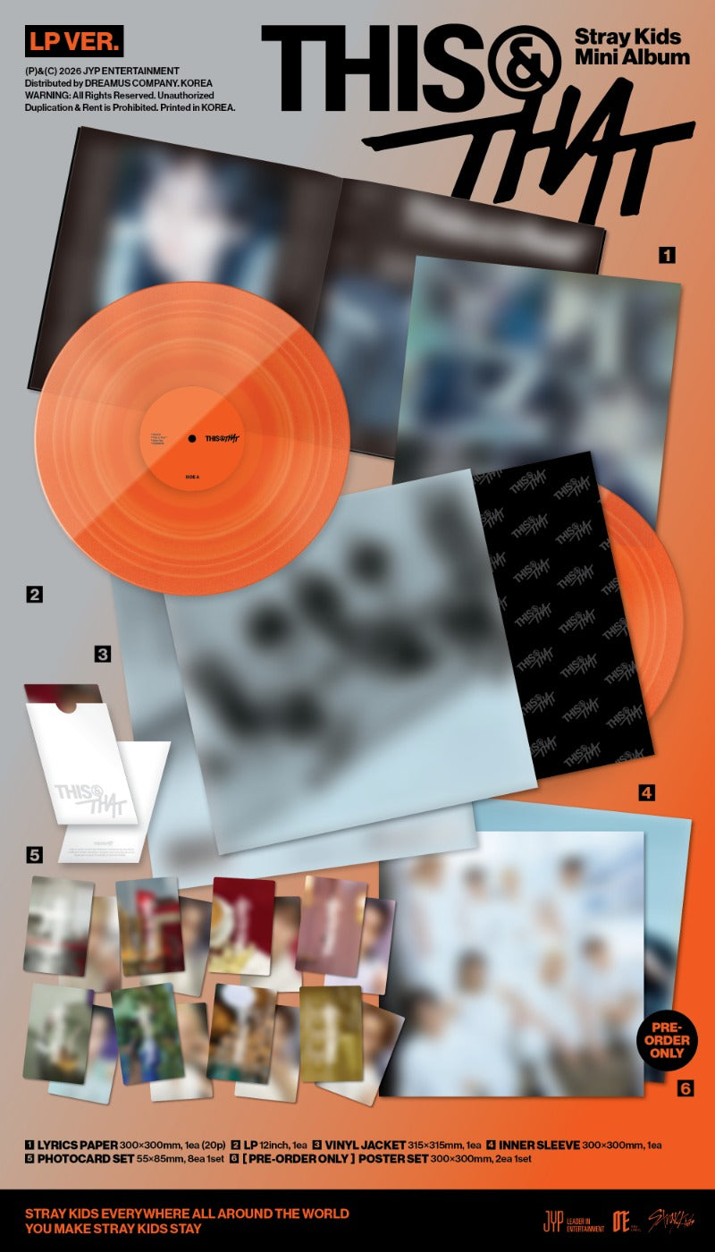 Stray Kids 10th Mini Album THIS & THAT (LP Version)