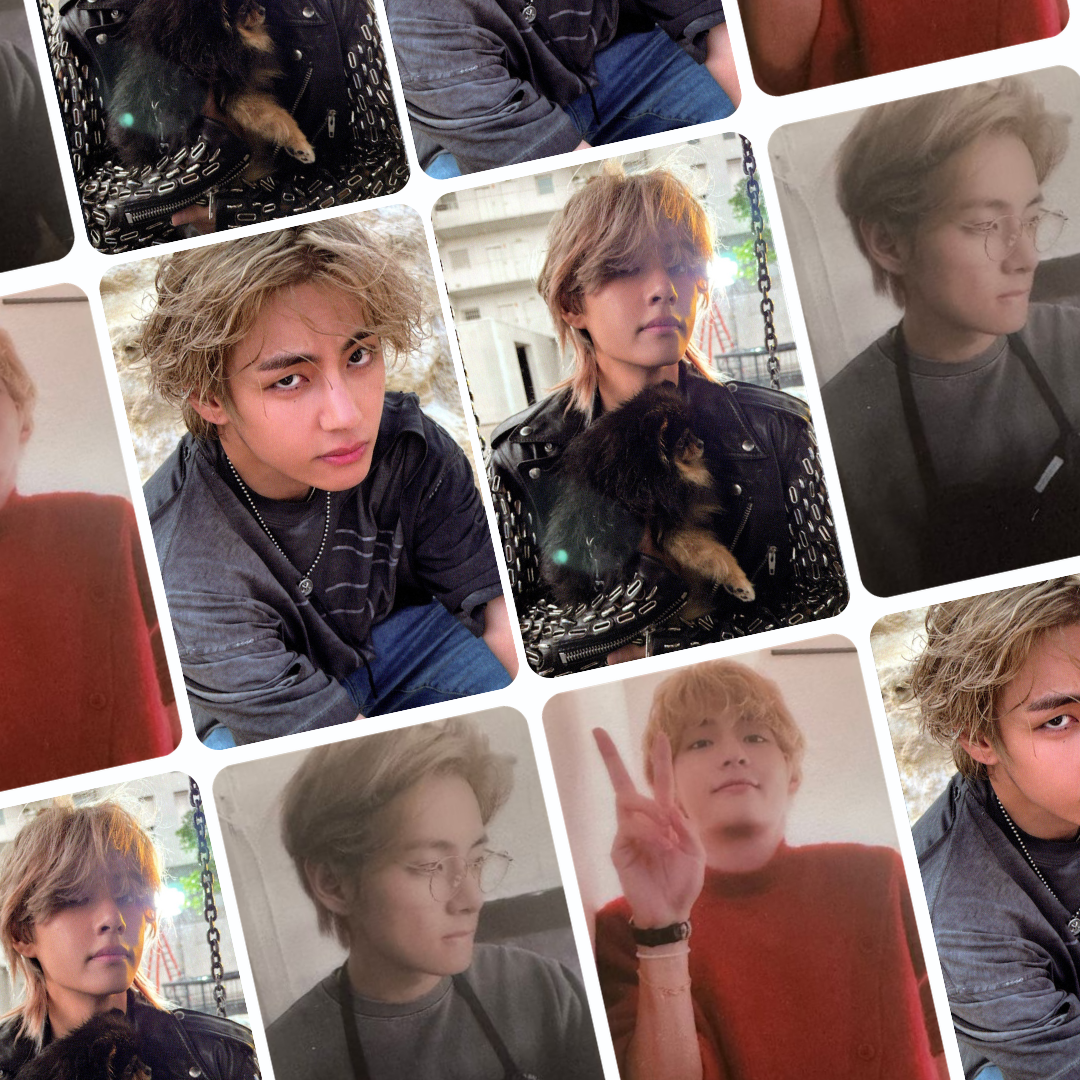 V (BTS) Mini Album Layover Weverse Photocards
