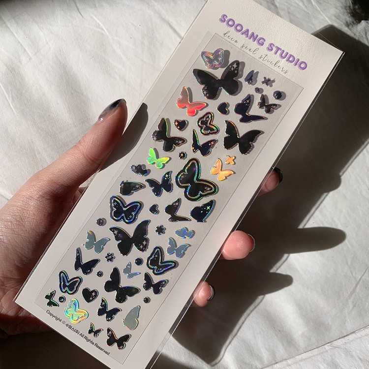 SOOANG Studio Butterfly In The Night Sky Sticker