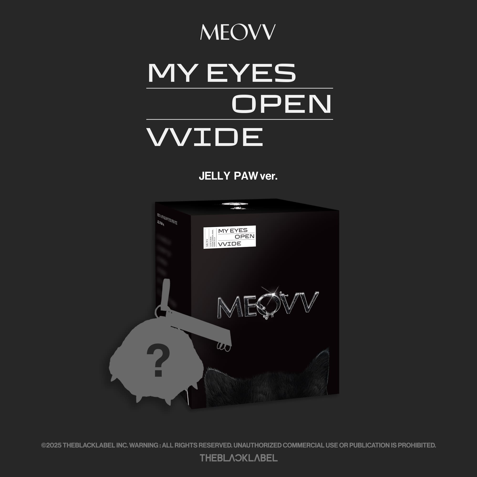 PRE-ORDER MEOVV 1st EP Album MY EYES OPEN VVIDE (JELLY PAW Version)