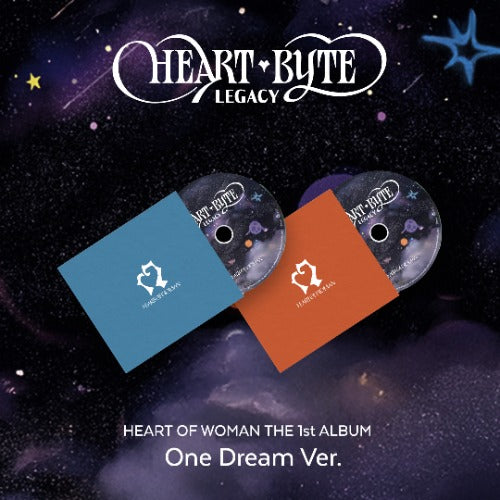 Pre-Order HEART OF WOMAN 1st Album Heart Byte : LEGACY One Dream Version