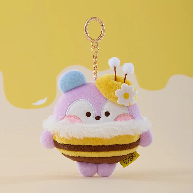 BT21 Minini Honeybee Doll Tape Measure Keyring