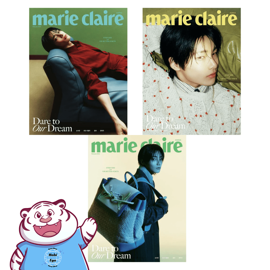 MARIE CLAIRE February 2025 STRAY KIDS I.N – magazines (A / / ) | HobiEgo