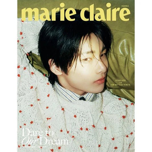 MARIE CLAIRE February 2025 STRAY KIDS I.N – magazines (B / / ) | HobiEgo