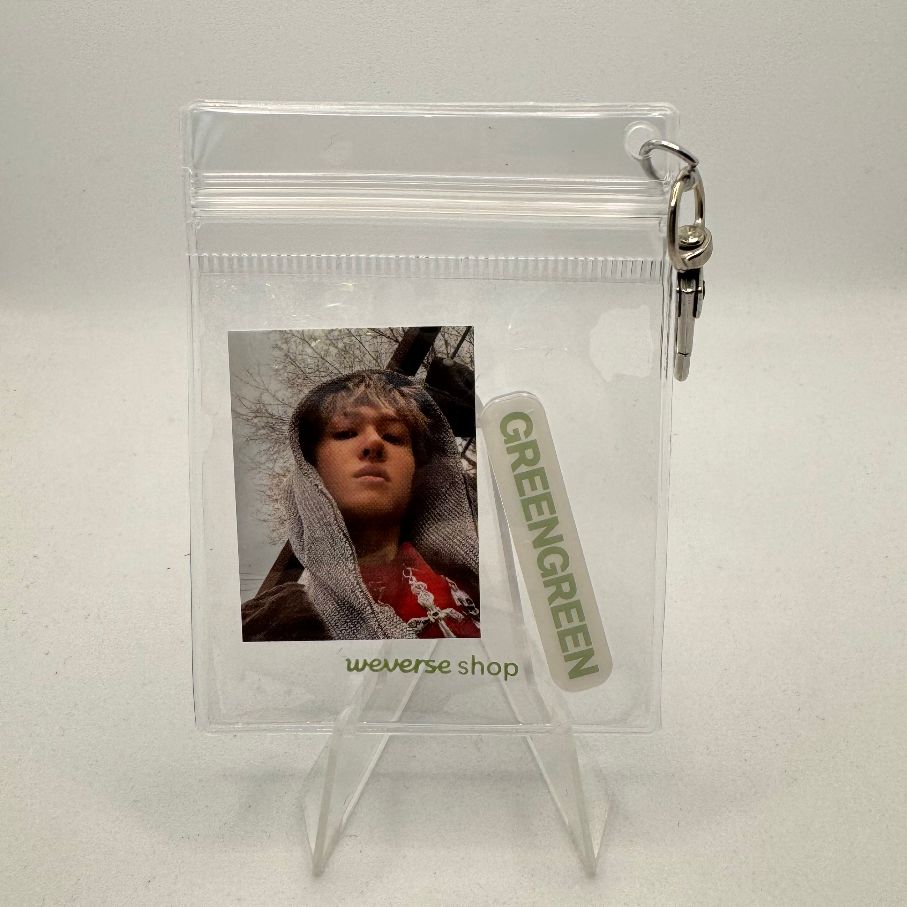 CORTIS 2nd EP GREENGREEN Weverse Transparent Accessory pouch Keyring