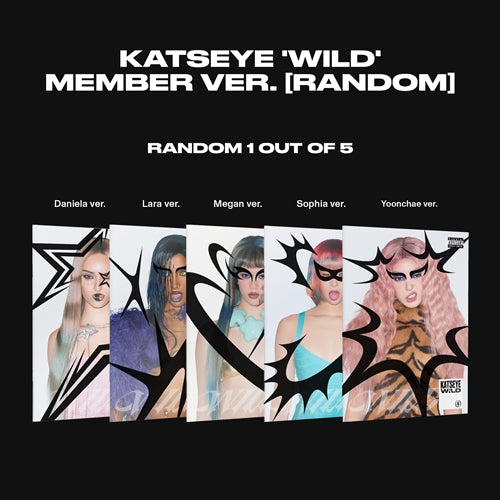 PRE-ORDER KATSEYE 3rd EP Album WILD (Member Version)