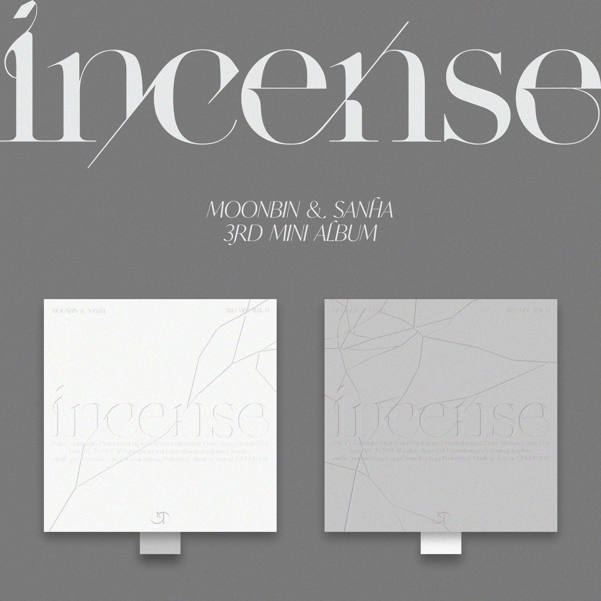 Moonbin&Sanha 3rd Mini Album INCENSE – album (Impure (WHITE) / / ) | HobiEgo