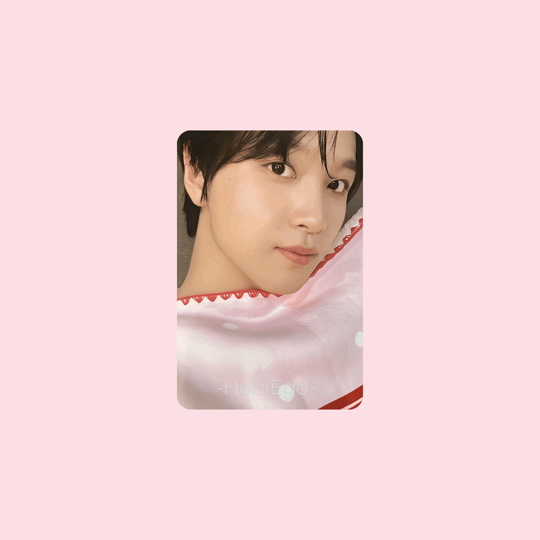 NCT 127 2024 Pink Christmas Photocards – Photocards (Haechan 2 / / ) | HobiEgo