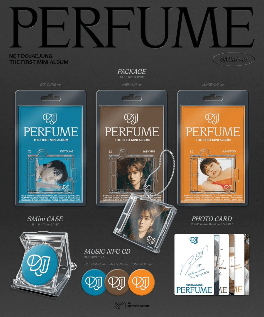NCT DOJAEJUNG - 1st Mini Album Perfume (SMini Version) – album (Doyoung (Blue) / / ) | HobiEgo
