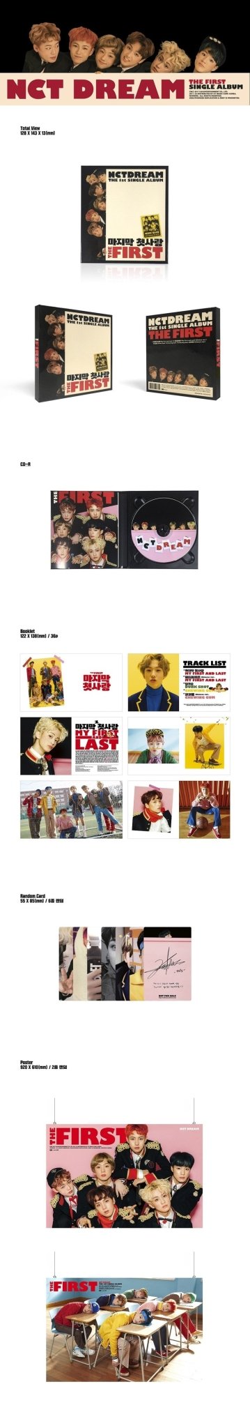 NCT DREAM 1st Single Album THE FIRST – album ( / / ) | HobiEgo