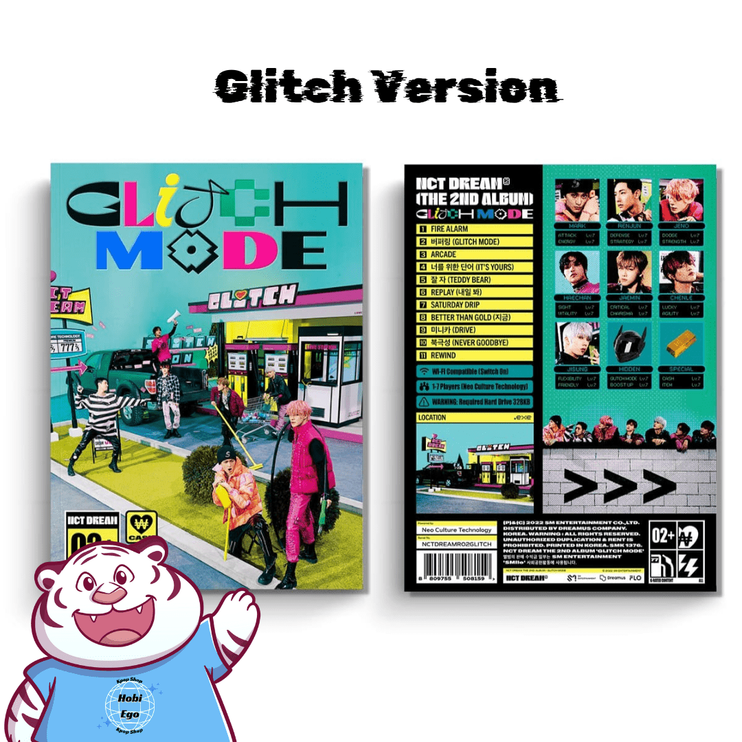 NCT DREAM 2nd Album Glitch Mode – album (Glitch (BLUE) / / ) | HobiEgo