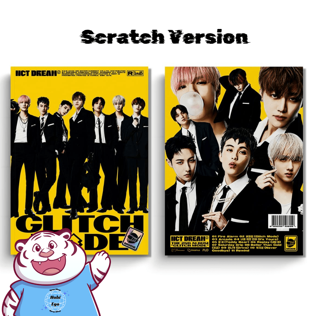 NCT DREAM 2nd Album Glitch Mode – album (Scratch (YELLOW) / / ) | HobiEgo