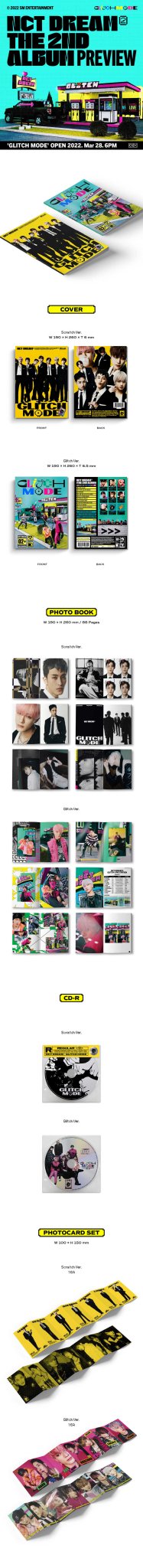 NCT DREAM 2nd Album Glitch Mode – album (Scratch (YELLOW) / / ) | HobiEgo