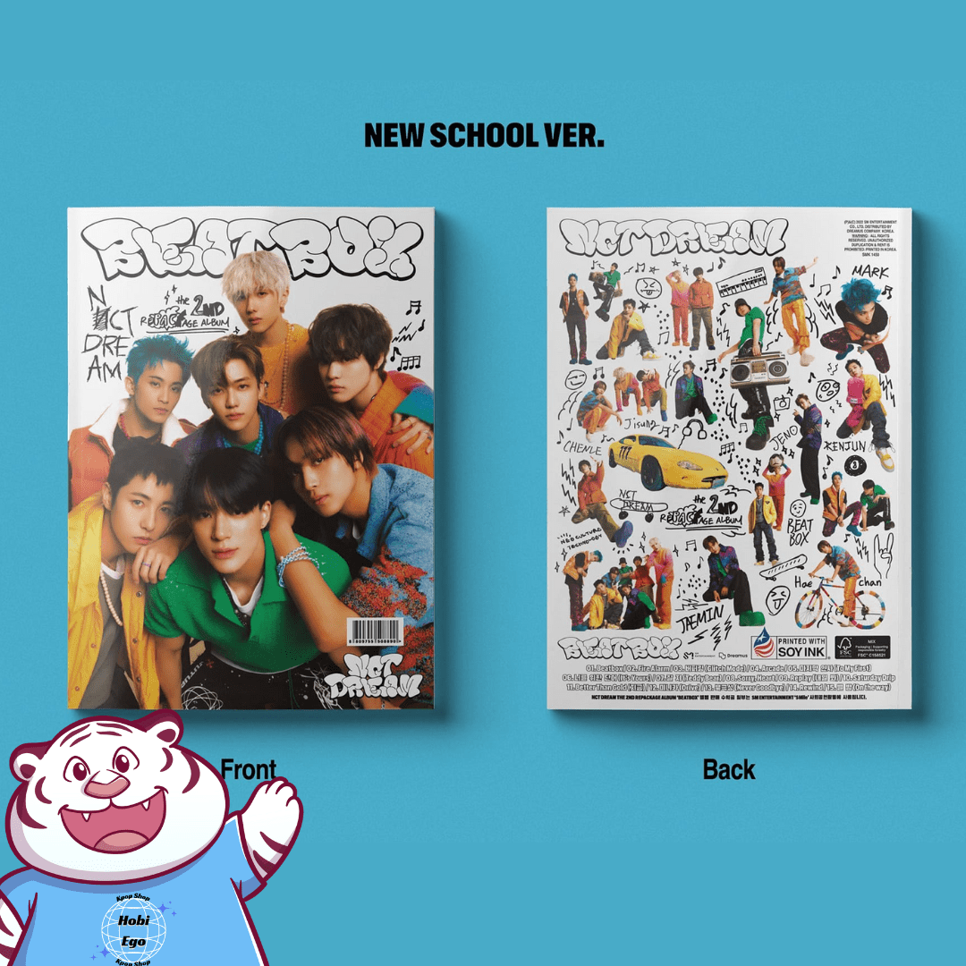 NCT DREAM 2nd Album Repackage Beatbox Photobook Version – Photo Book (New School (WHITE) / / ) | HobiEgo