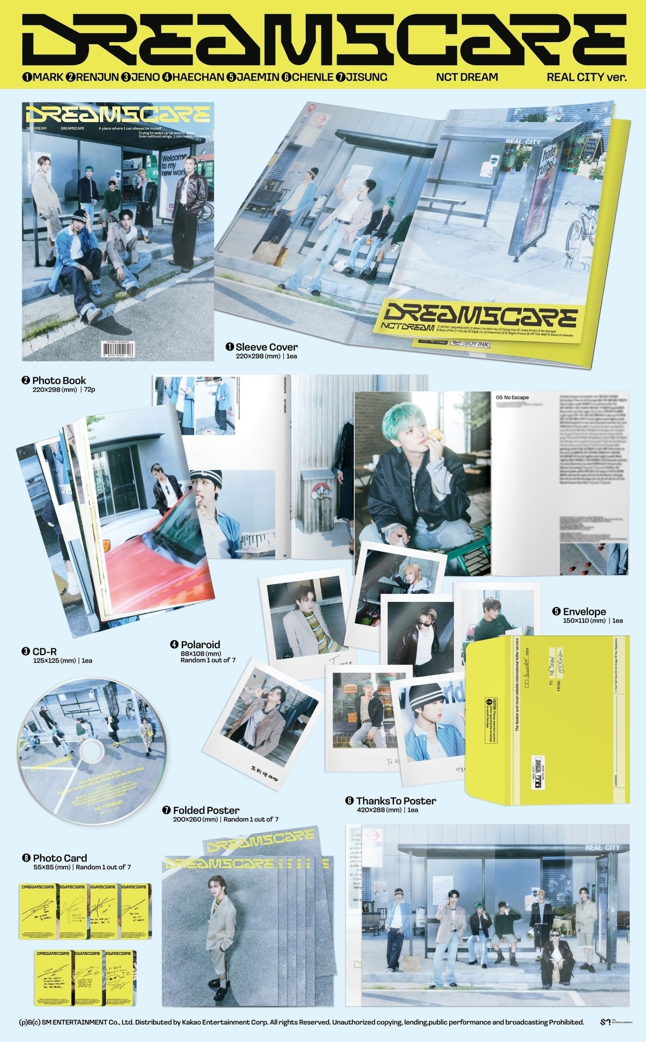 NCT DREAM 4th Album DREAMSCAPE (REAL CITY Version) – album ( / / ) | HobiEgo