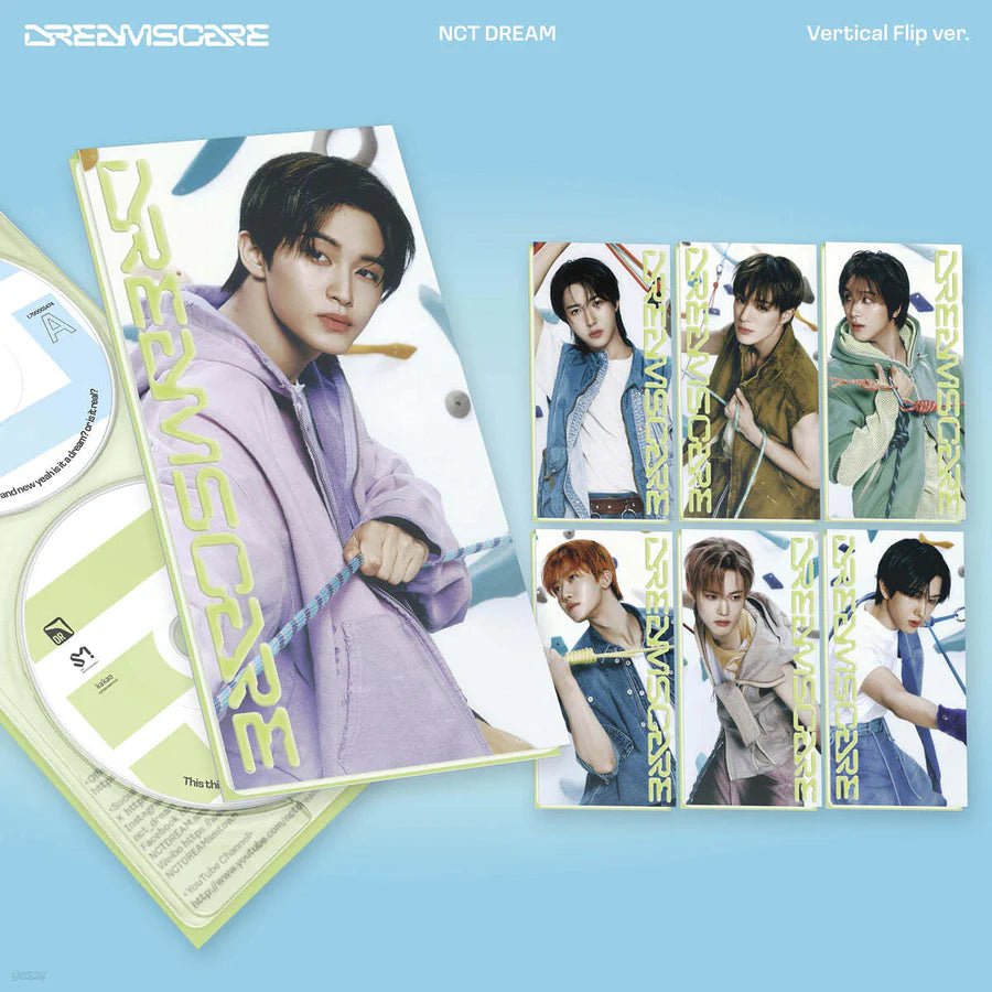 NCT DREAM 4th Album DREAMSCAPE (Vertical Flip Version) – album (Mark / / ) | HobiEgo