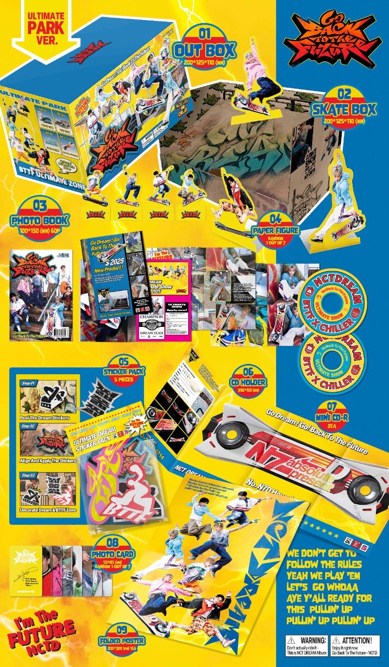 NCT DREAM 5th Full Album Go Back To The Future (Ultimate Park Version) – album ( / / ) | HobiEgo