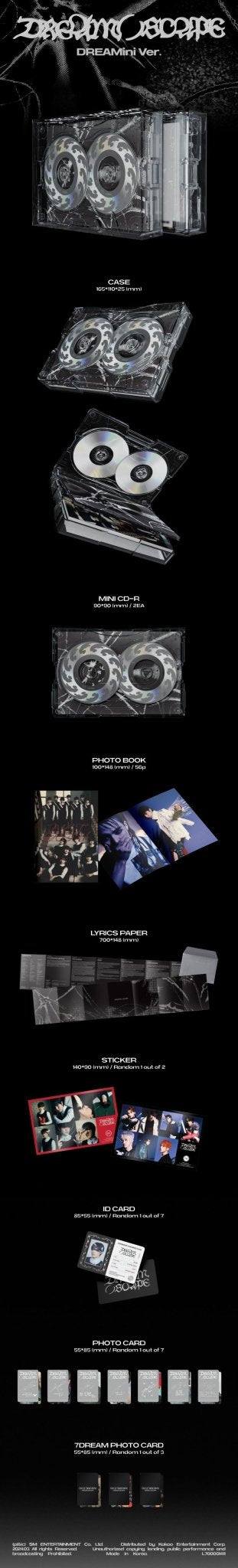 NCT DREAM 5th Mini Album DREAM( )SCAPE (DREAMini Version) – album ( / / ) | HobiEgo