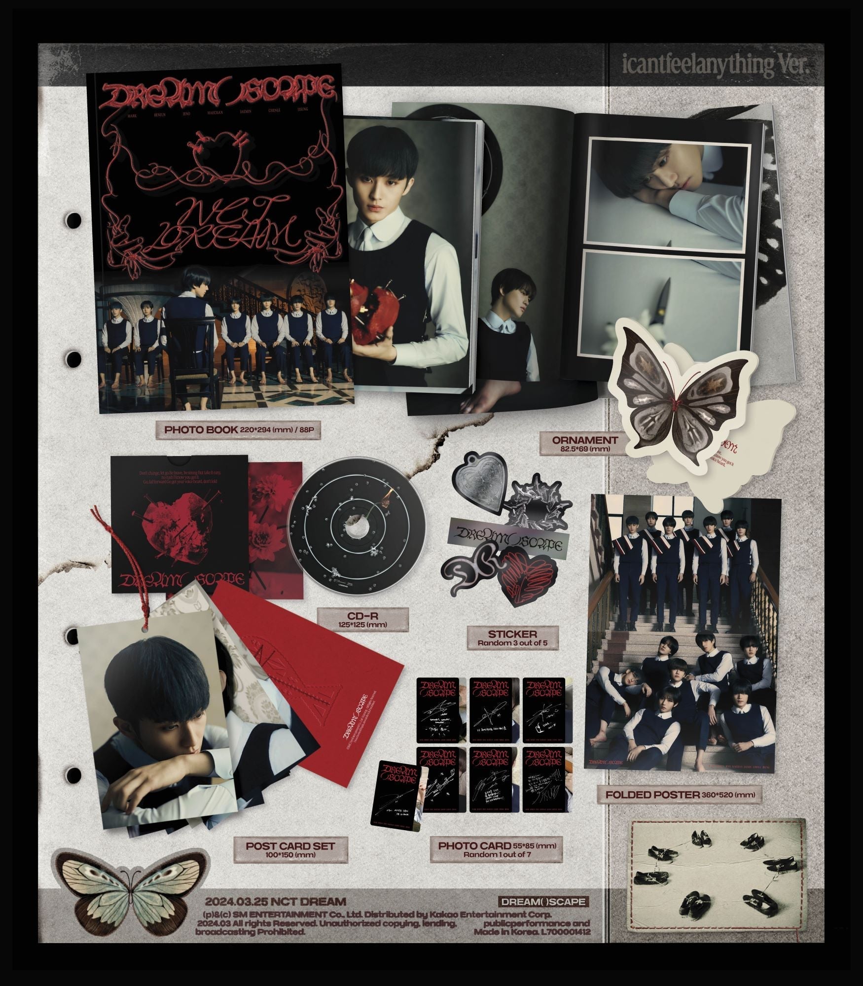 NCT DREAM 5th Mini Album DREAM( )SCAPE (Photobook Version) – Photo Book (Smoothie (GREY) / / ) | HobiEgo