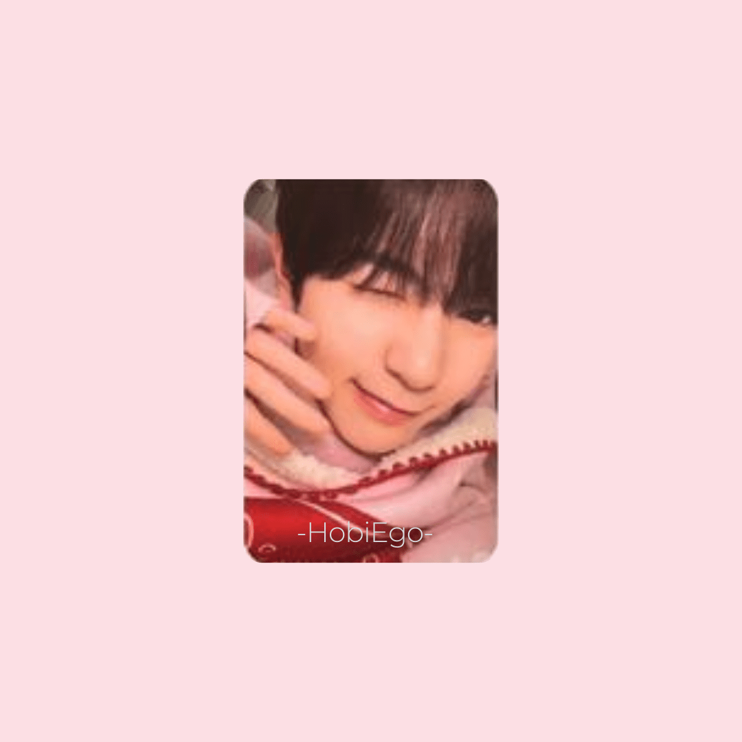 NCT WISH 2024 Pink Christmas Photocards – Photocards (Ryo 1 / / ) | HobiEgo