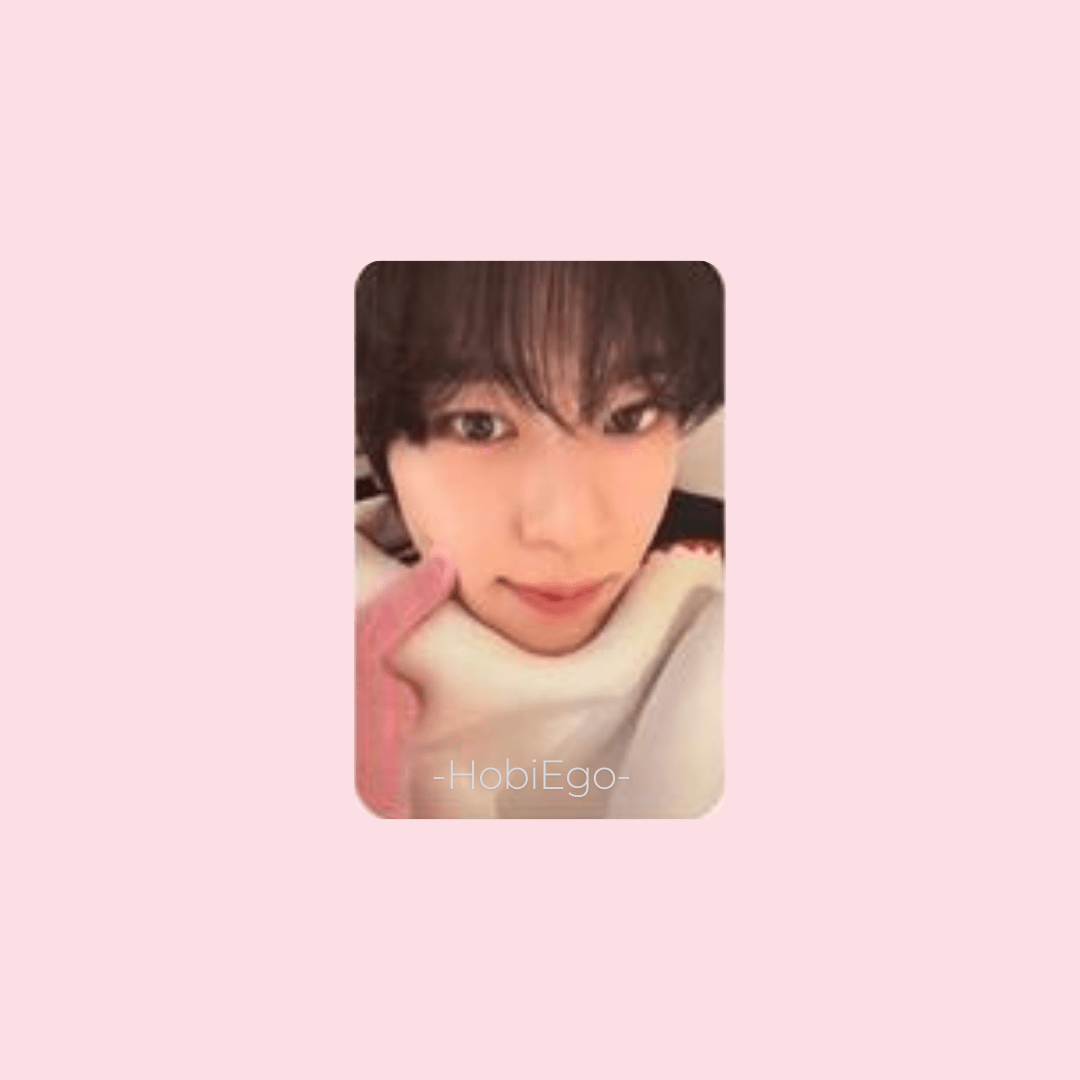 NCT WISH 2024 Pink Christmas Photocards – Photocards (Sion 2 / / ) | HobiEgo