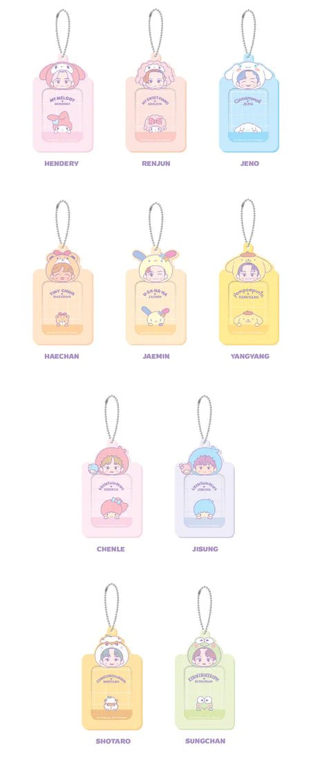 NCT x SANRIO Characters Acrylic Mini Photo Holder – Photo Card Holder (Taeyong / / ) | HobiEgo