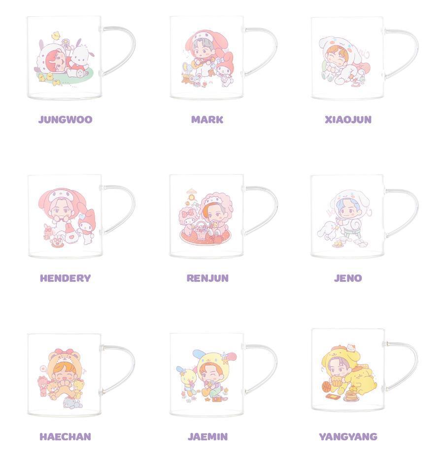 NCT X SANRIO Glass Cup – Cup (Taeyong / / ) | HobiEgo