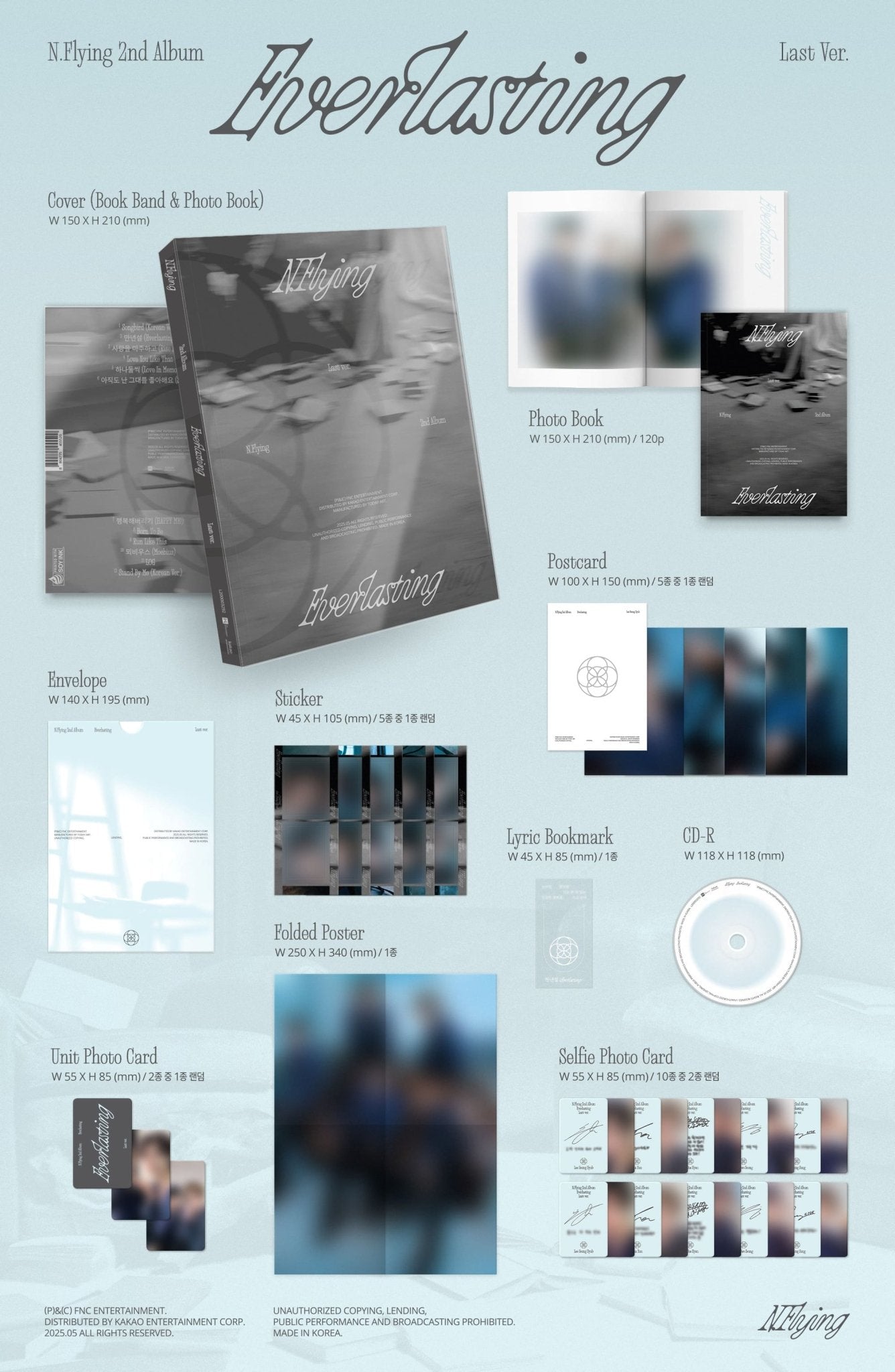 N.Flying 2nd Album Everlasting (Photobook Version) – Photo Book (Last (GREY) / / ) | HobiEgo
