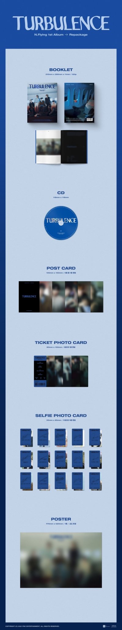 N.Flying Repackage Album TURBULENCE – album ( / / ) | HobiEgo