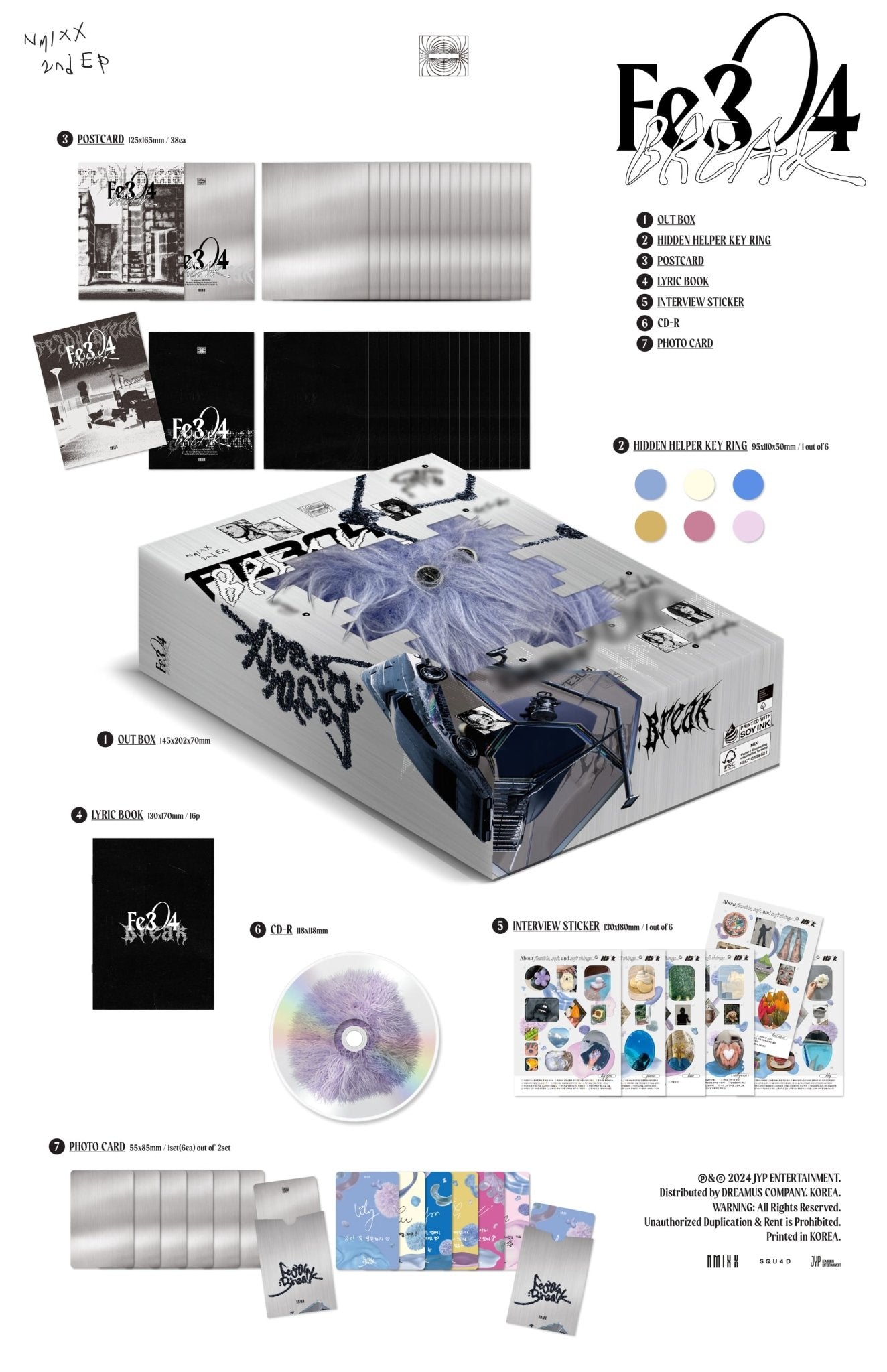 NMIXX 2nd Mini Album Fe3O4: BREAK (Limited Version) – album ( / / ) | HobiEgo