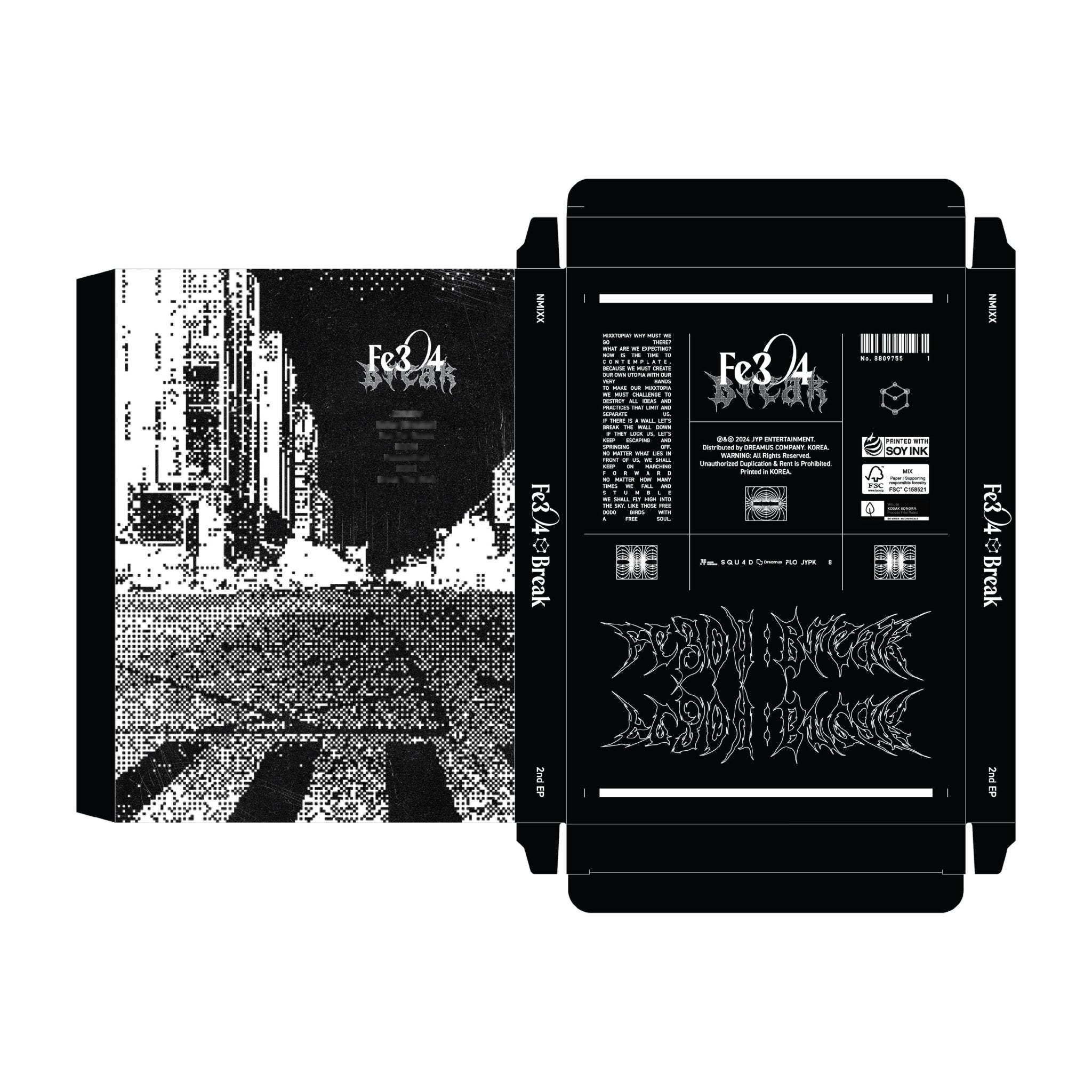 NMIXX 2nd Mini Album Fe3O4: BREAK (Poster Version) – album ( / / ) | HobiEgo