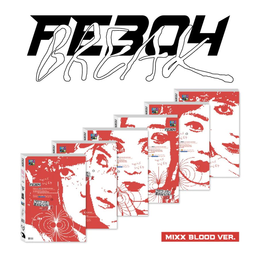 NMIXX 2nd Mini Album Fe3O4: BREAK – album (MIXX BLOOD (RED) / / ) | HobiEgo