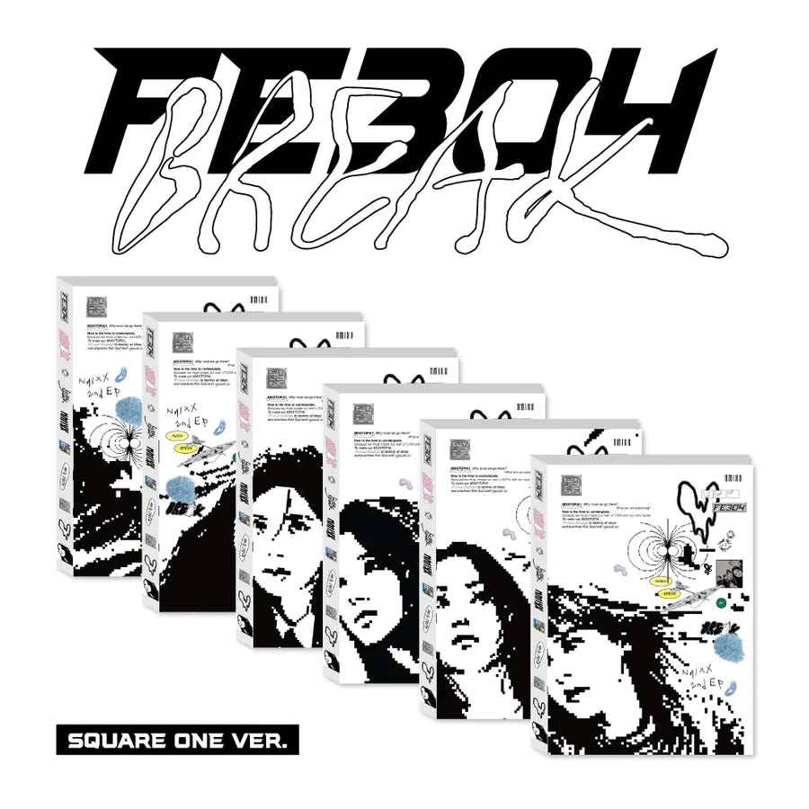 NMIXX 2nd Mini Album Fe3O4: BREAK – album (SQUARE ONE (BLACK) / / ) | HobiEgo