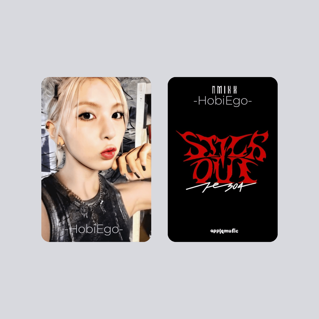NMIXX 3rd Mini Album Fe3O4: STICK OUT Apple Music Photocards – Photocards (Bae / / ) | HobiEgo