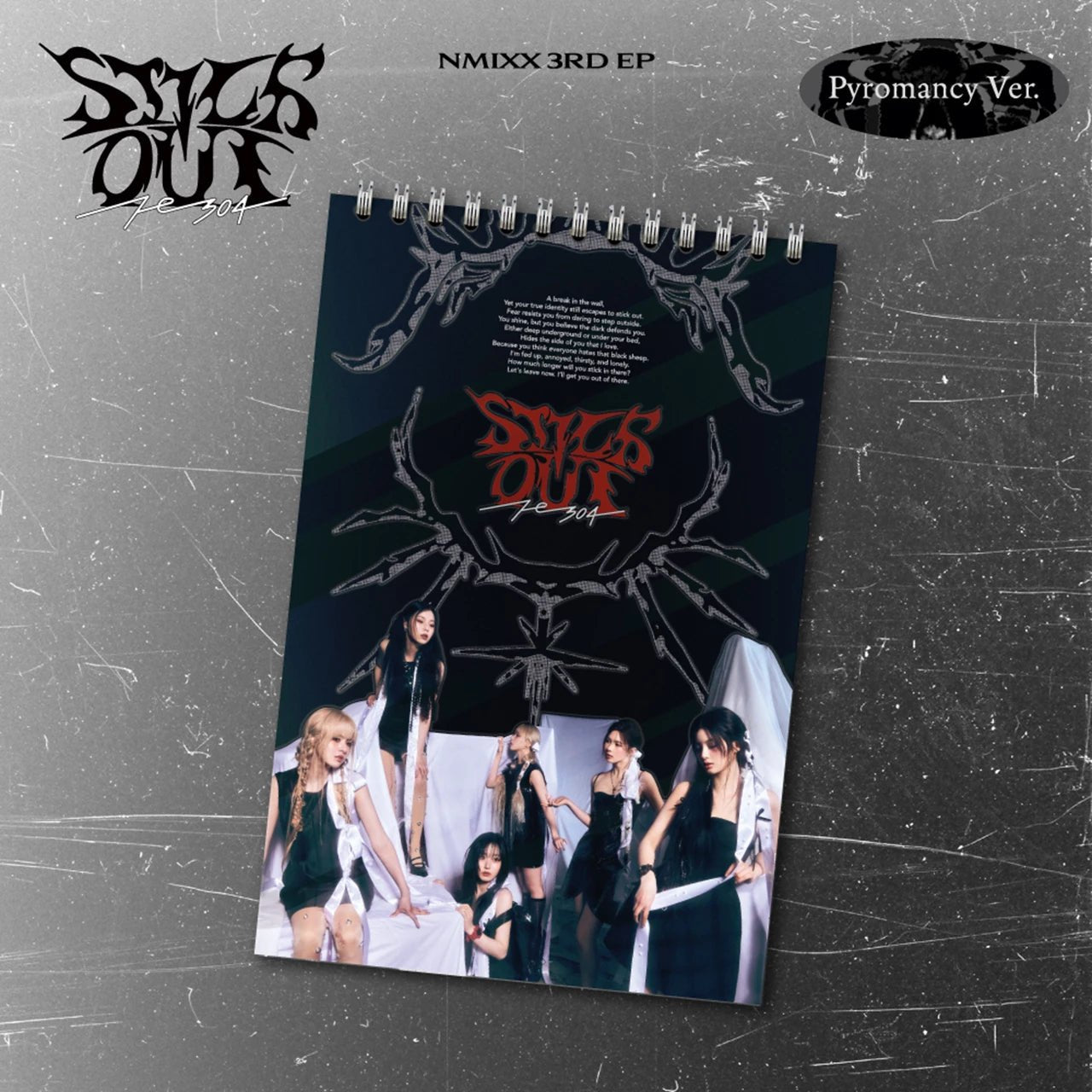 NMIXX 3rd Mini Album Fe3O4: STICK OUT – album (Pyromancy / / ) | HobiEgo