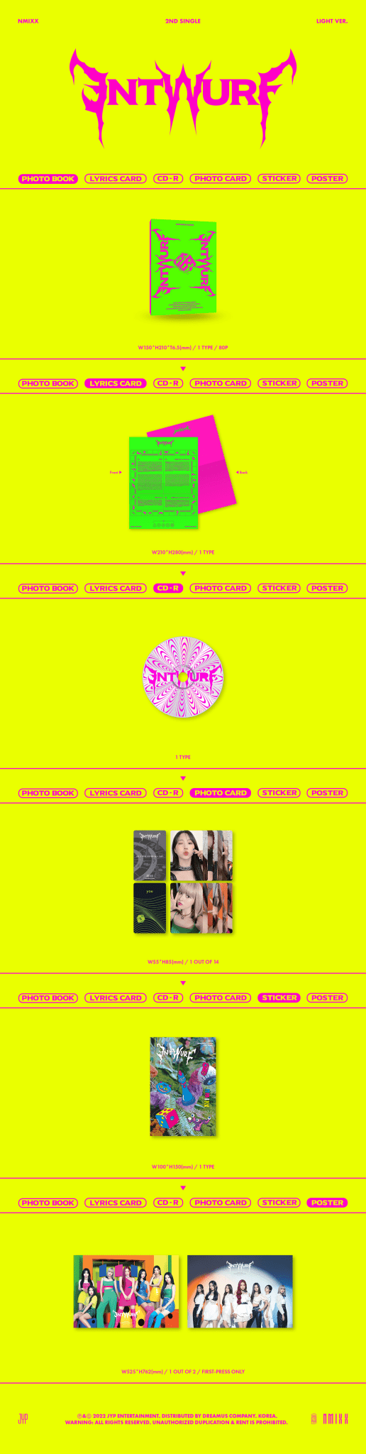 NMIXX ENTWURF (Standard Version) – album ( / / ) | HobiEgo