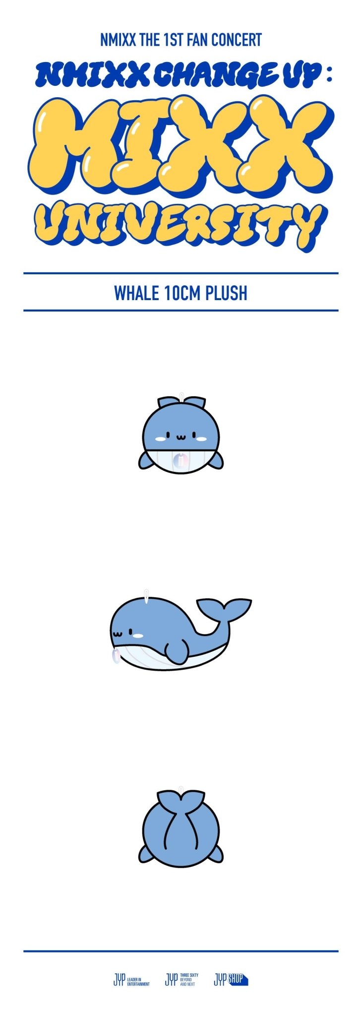 NMIXX UNIVERSITY Whale 10CM Plush – Plush ( / / ) | HobiEgo