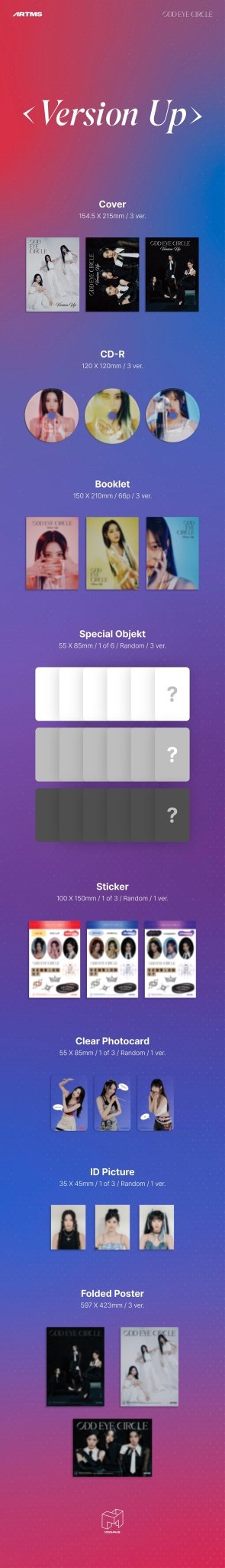 ODD EYE CIRCLE Mini Album Version Up – album (Kim Lip / / ) | HobiEgo