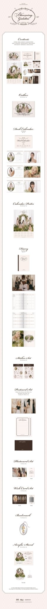 OH MY GIRL 2024 Season's Greetings Blooming Galatea – Season's Greetings ( / / ) | HobiEgo