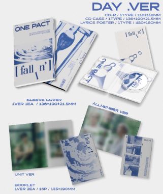 ONE PACT 2nd Mini Album FallIn’ – album (Day (WHITE) / / ) | HobiEgo