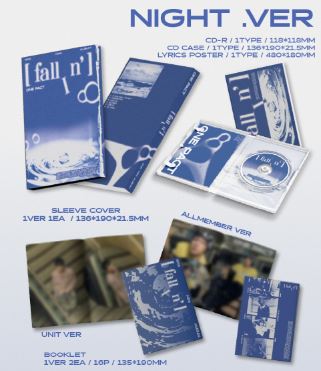 ONE PACT 2nd Mini Album FallIn’ – album (Night (BLUE) / / ) | HobiEgo
