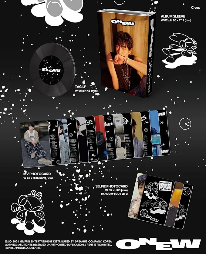 ONEW 3rd Mini Album FLOW (NEMO Version) – album (C (BLACK) / / ) | HobiEgo
