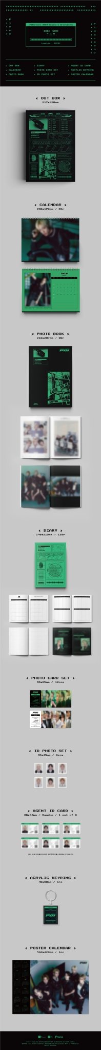 P1Harmony 2024 Season's Greetings CODE NAME P1H – Season's Greetings ( / / ) | HobiEgo