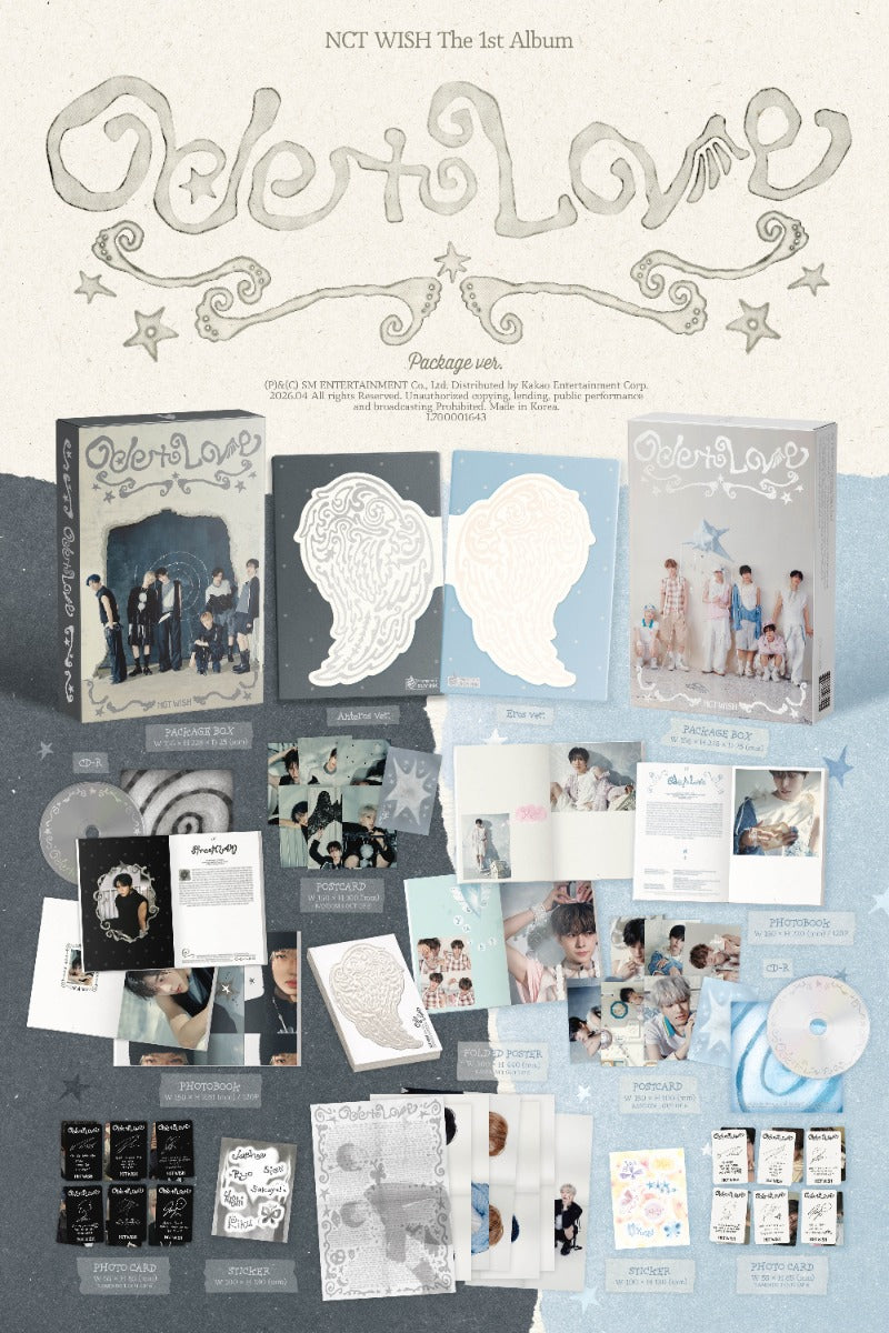 NCT WISH 1st Full Album Ode to Love (Package Version)