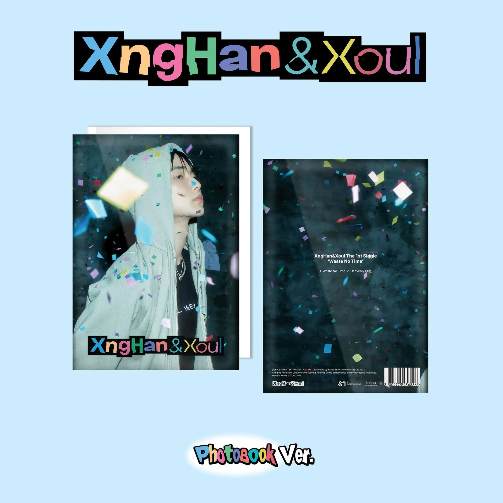 XngHan&Xoul 1st Single Album Waste No Time (Photobook Version)