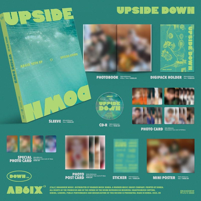 AB6IX 10th EP Album UPSIDE DOWN